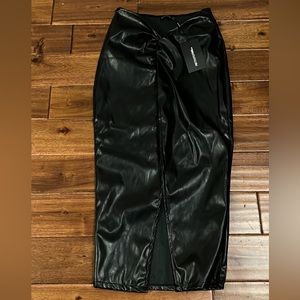 Faux leather skirt brand new from Pretty little things